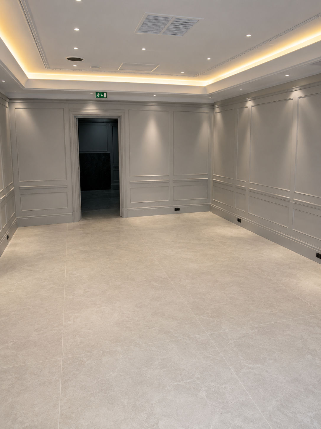 Rénovation de locaux professionnels avec vestiaires à Paris